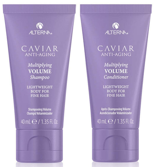 Alterna Caviar Anti Aging Multiplying Volume Shampoo and Conditioner Set 40mL / 1.35 fL oz