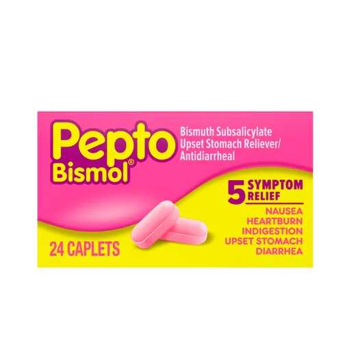Pepto Bismol Stomach Reliever 24 Caplets