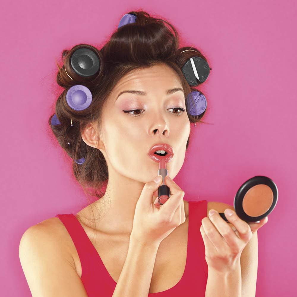 CONAIR 12 Flocked Rollers (V10258) Unit Is For 110V