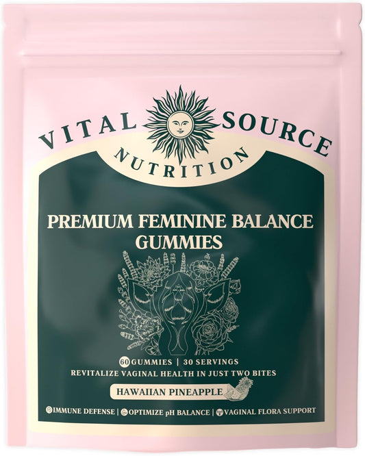 Vital Source Nutrition Premium Feminine Balance Gummies, 60 Gummies