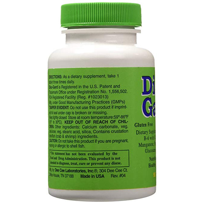 Dee Cee Labs Disc Gard+ Formula 147, 90 Tablets