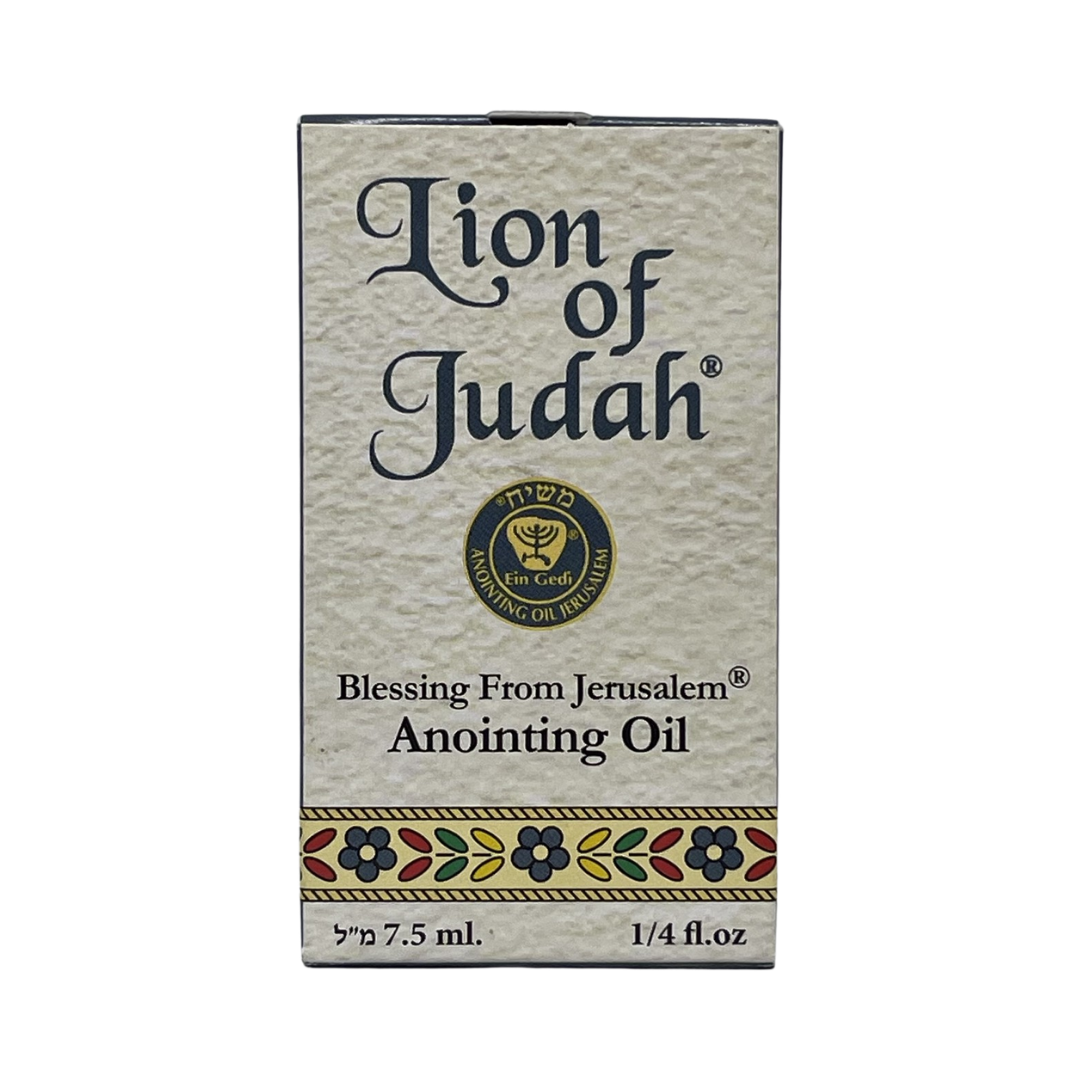 Lion of Judah Blessing from Jerusalem Anointing Oil, 7.5 ml / 1/4 oz