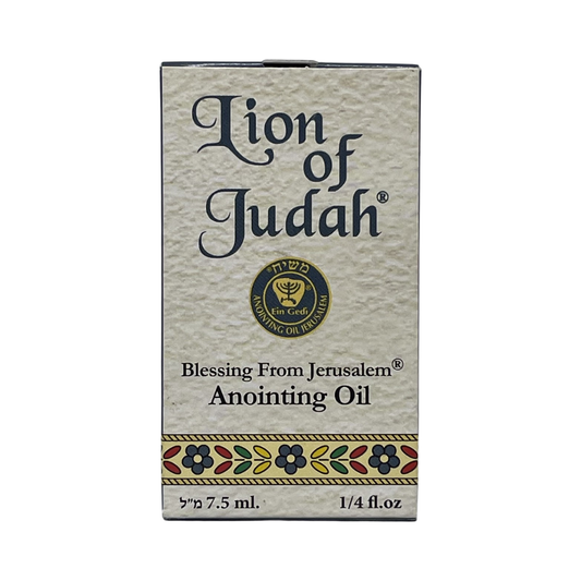 Lion of Judah Blessing from Jerusalem Anointing Oil, 7.5 ml / 1/4 oz