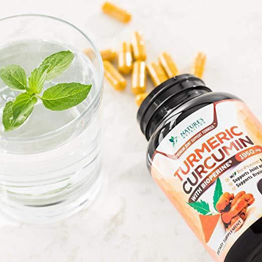 Natures Nutrition Turmeric Curcumin with BioPerine 1950 mg