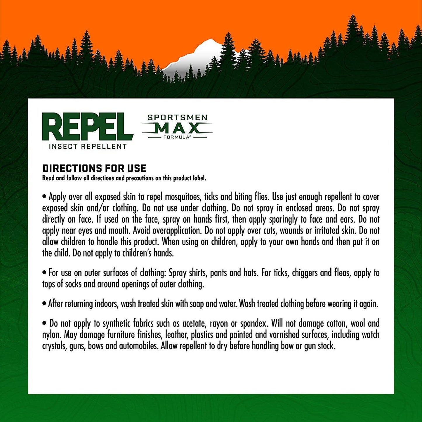 Repel Sportsmen Max Insect Repellent, 40% Deet 6.5 oz/184g