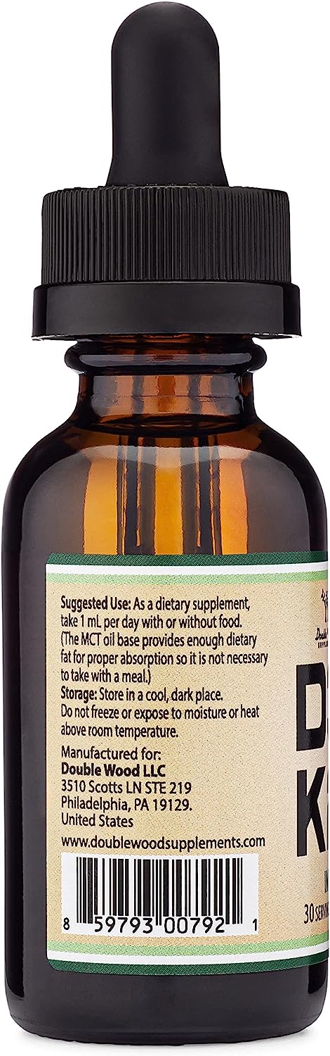Double Wood K2 Vital D3 K2 Immune Support 1Fl Oz