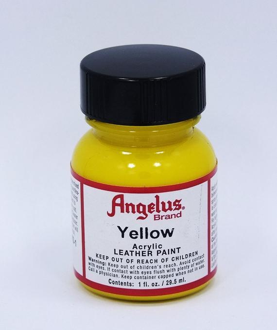 Angelus Acrylic Leather Paint (Yellow)