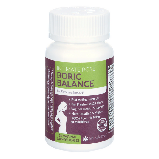 Intimate Rose Boric Balance 600 mg, 30 Vaginal Suppositories