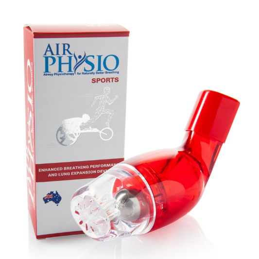 AirPhysio Oscillating Positive Expiratory Pressure OPEP Device for Sports/Elite - 1 Count