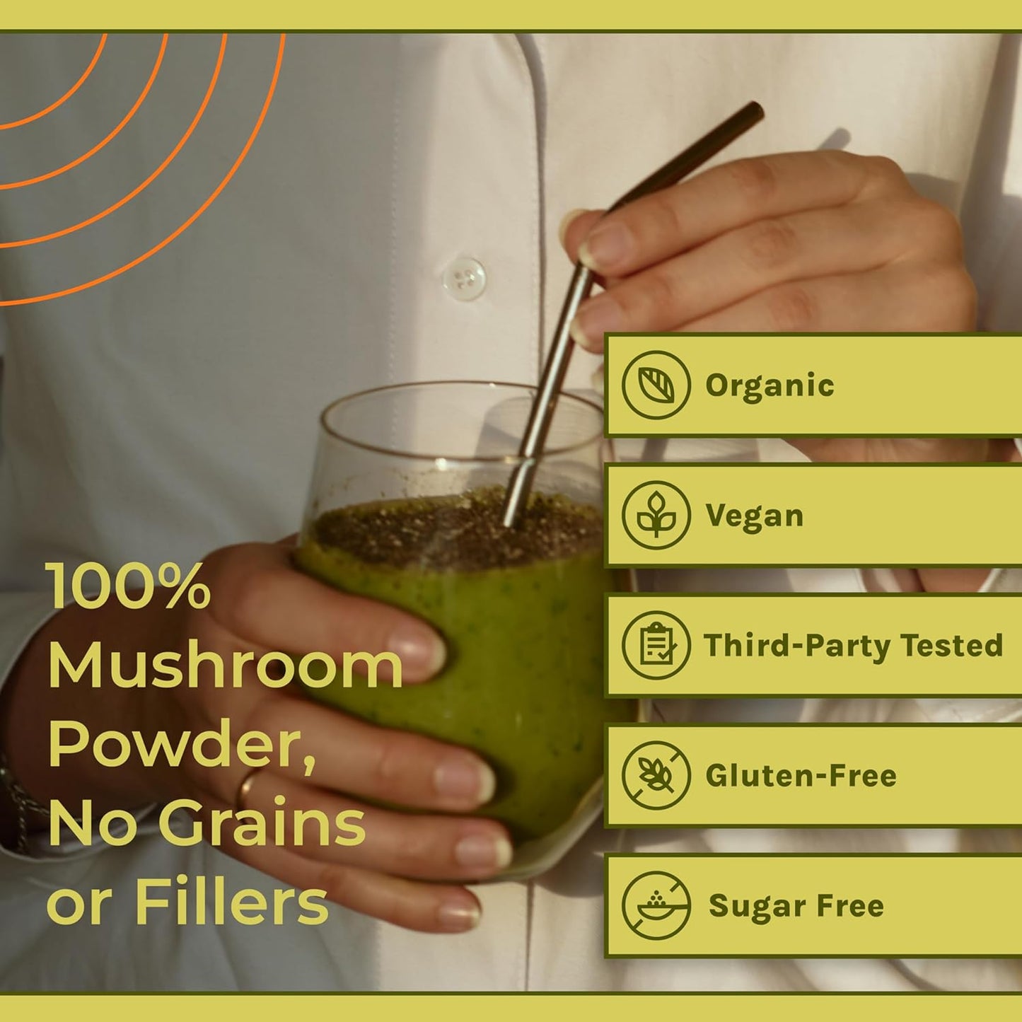 Naturealm Sacred 7 Mushroom Extract Powder 2 oz / 57g