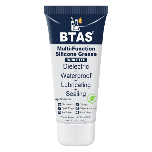 BTAS Multi-Function Silicone Grease with PTFE, 1 oz / 30 g