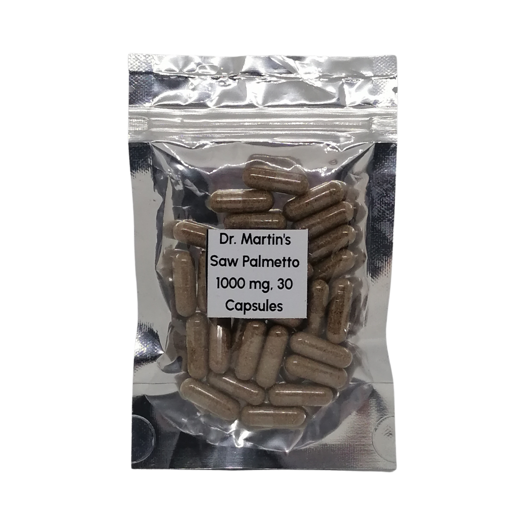 Trial Size Dr. Martin's Saw Palmetto 1,000 mg, 30 Capsules