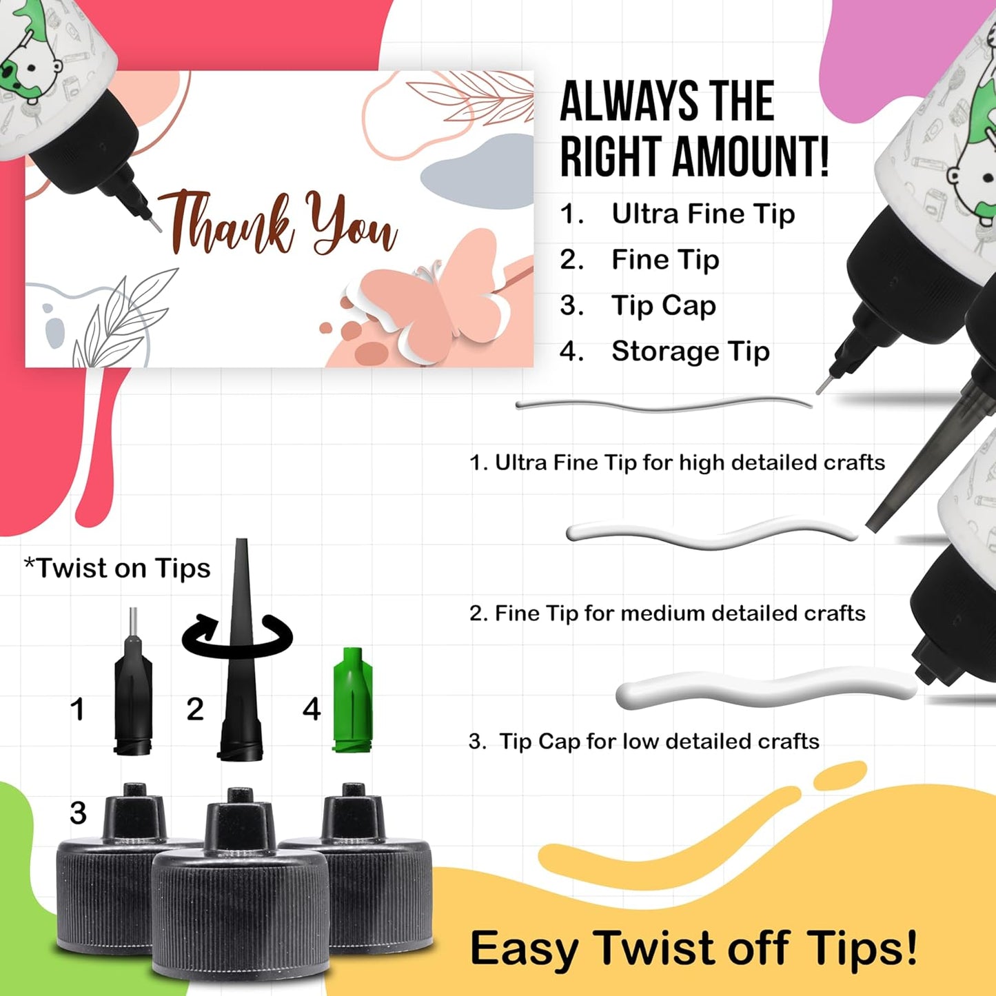 Bearly Art Precision Craft Glue 4 oz / 118ml