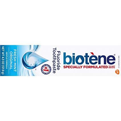 Biotene Fluoride Toothpaste, Fresh Mint Original 4.3 oz