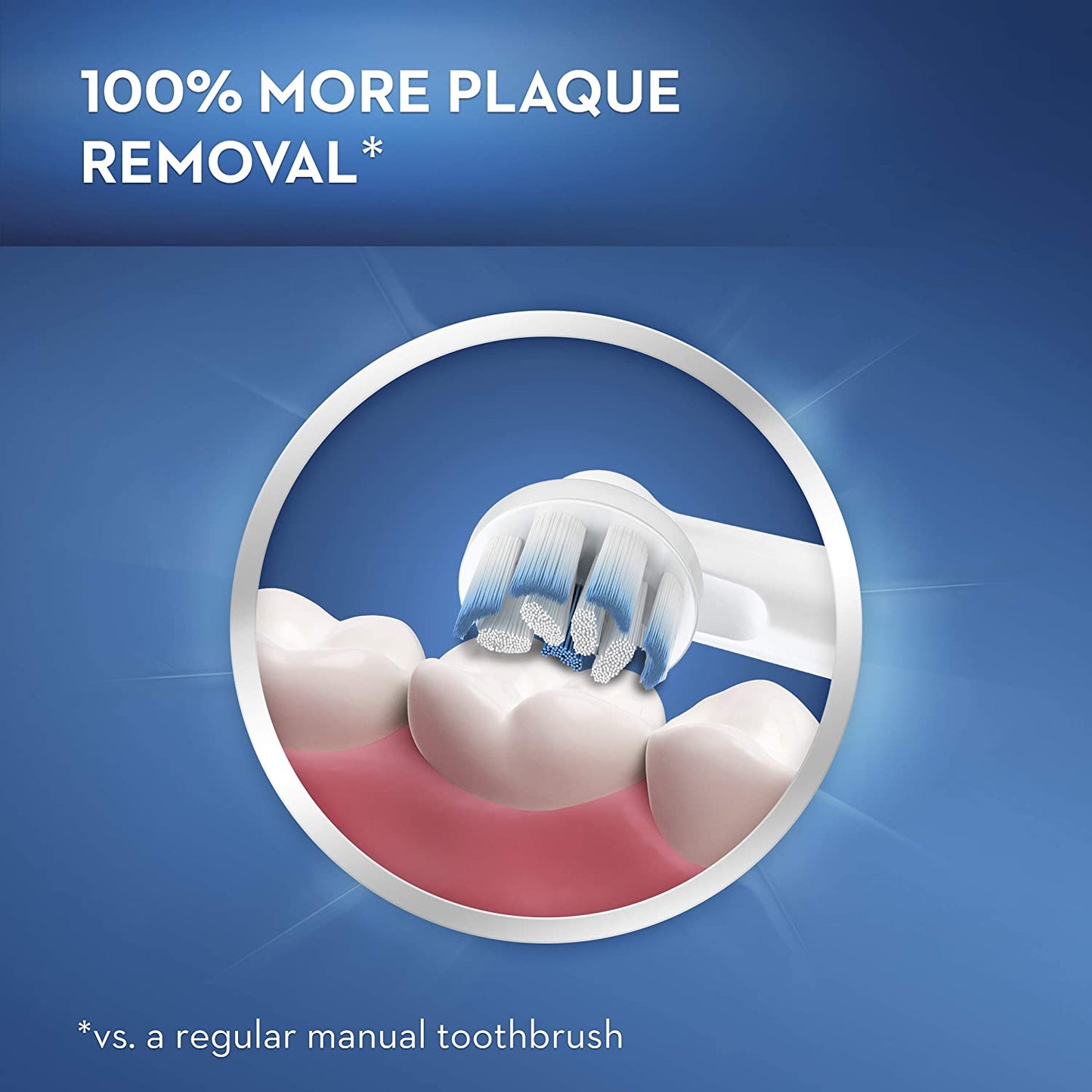 Oral-B Kids Rechargeable Electric Toothbrush with Coaching Pressure Sensor and Timer Powered by Braun, White (1 Handle, 2 Brush heads and 1 Charger)