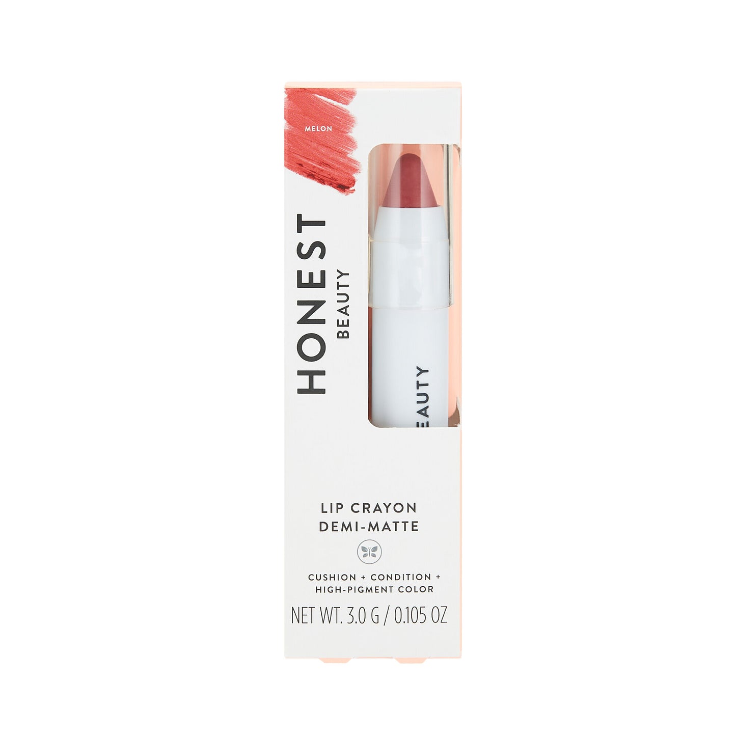 Honest Beauty Lip Crayon Lightweight High-Impact Color Dermatologist tested 3.0g