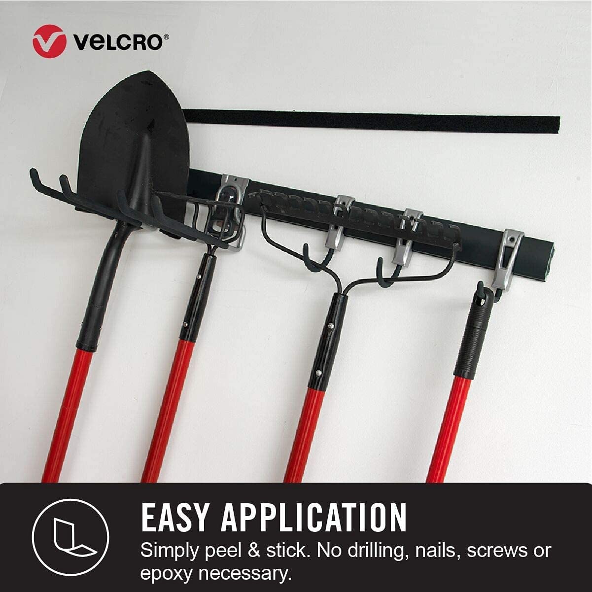 Velcro Brand Heavy Duty Tape Industrial Strength Original Thinking Holds Up To 10lbs - 16ft Tape