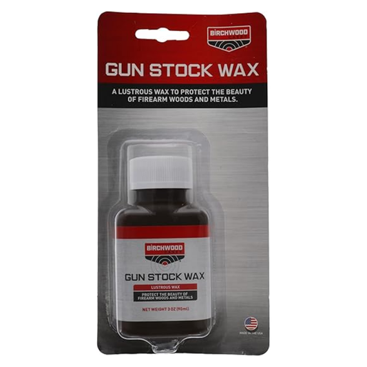 Birchwood Casey Lustrous Stock Wax Gun Cleaner, 90 ml / 3 oz.