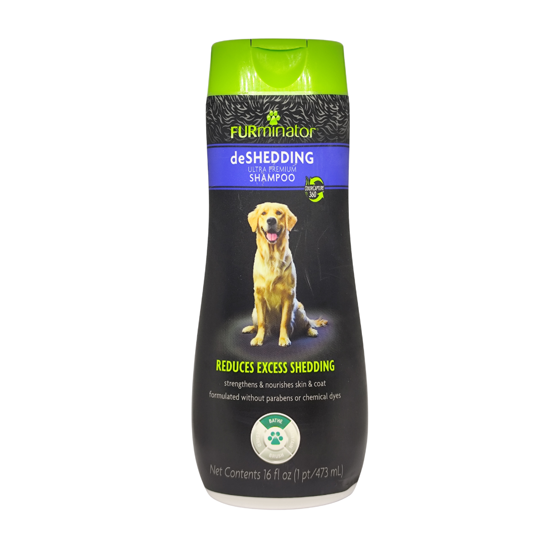 Furminator DeShedding Shampoo for Dogs, 16 fl. oz. / 473 ml