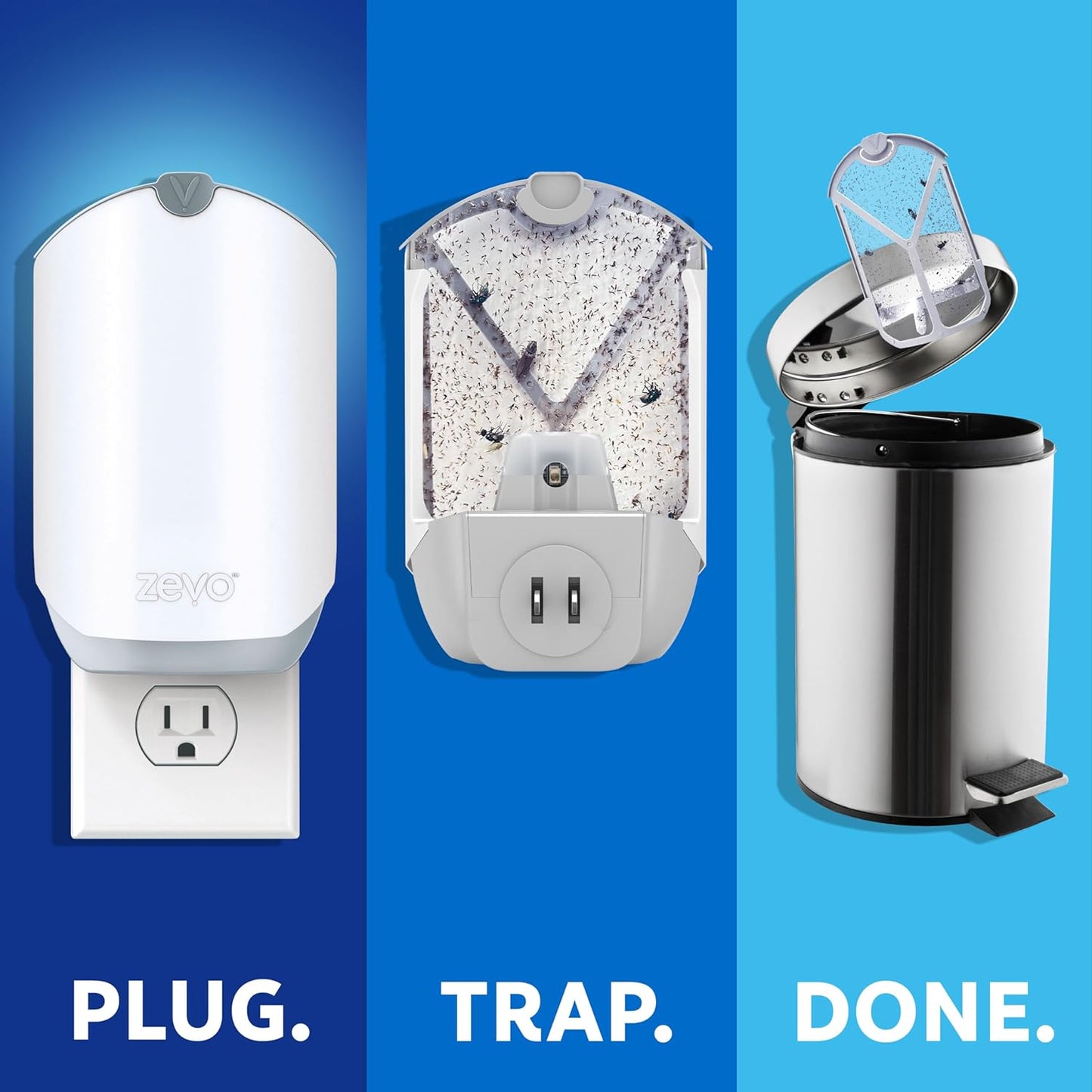 Zevo Flying Insect Trap Optimized Light Starter Kit