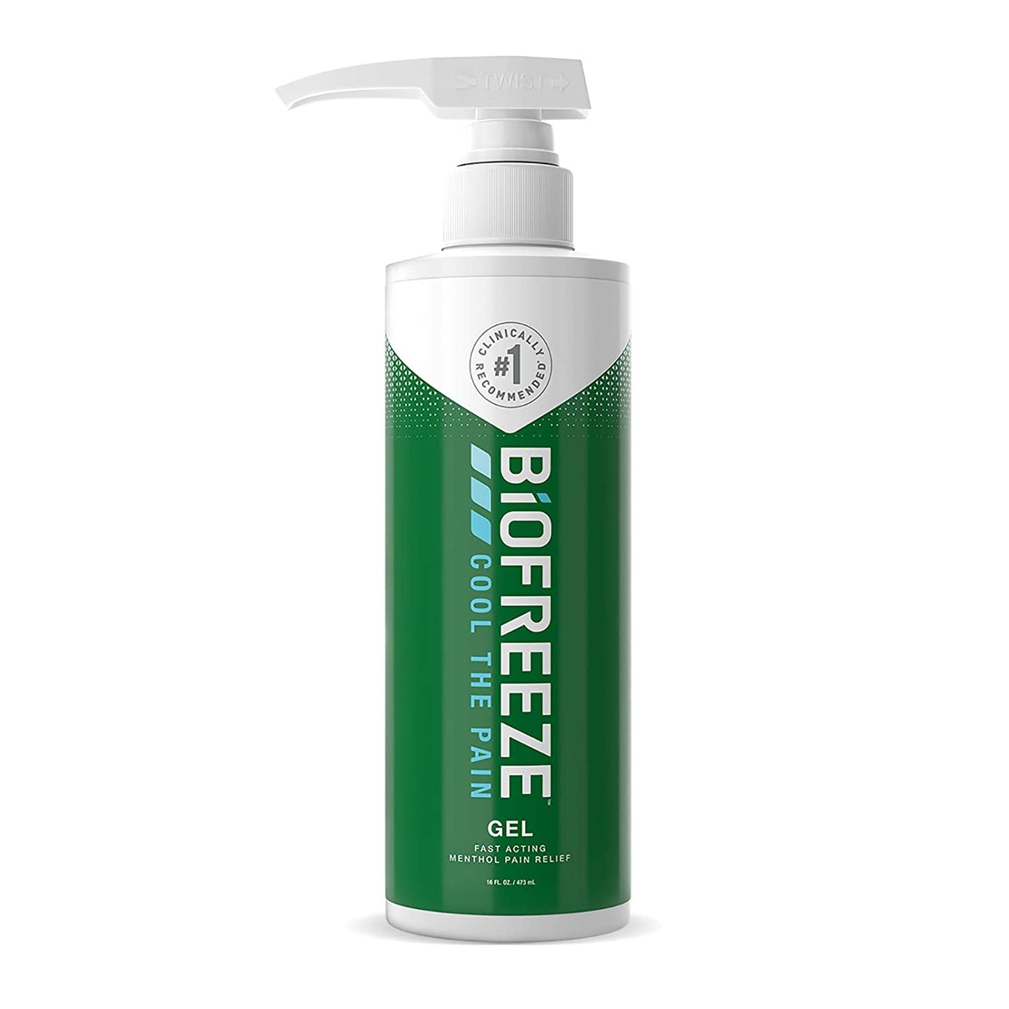 Biofreeze Cool The Pain Gel, Fast Acting for Muscle, Joint, & Back Pain, Bottle