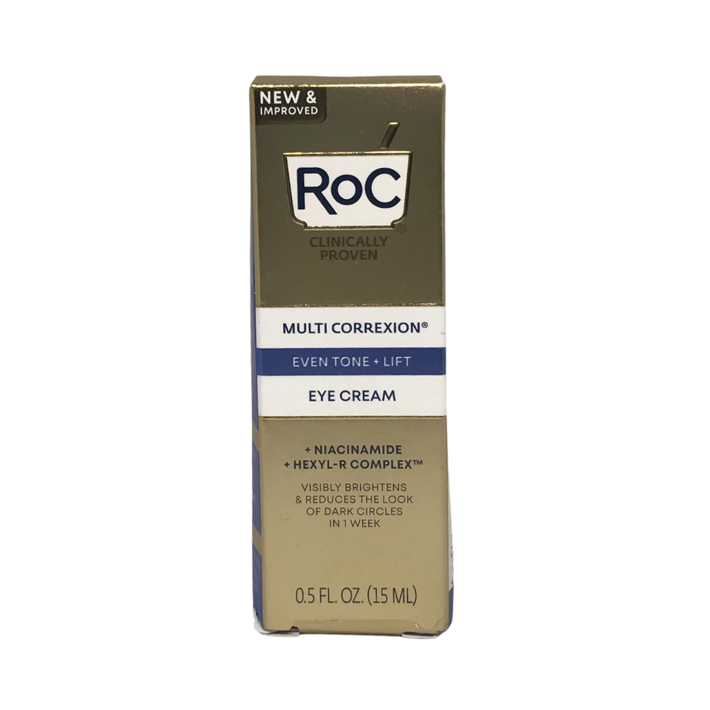 RoC Multi Correxion Even Tone + Lift Eye Cream Anti - Aging Treatment Cream 0.5 Fl Oz  / 15ml