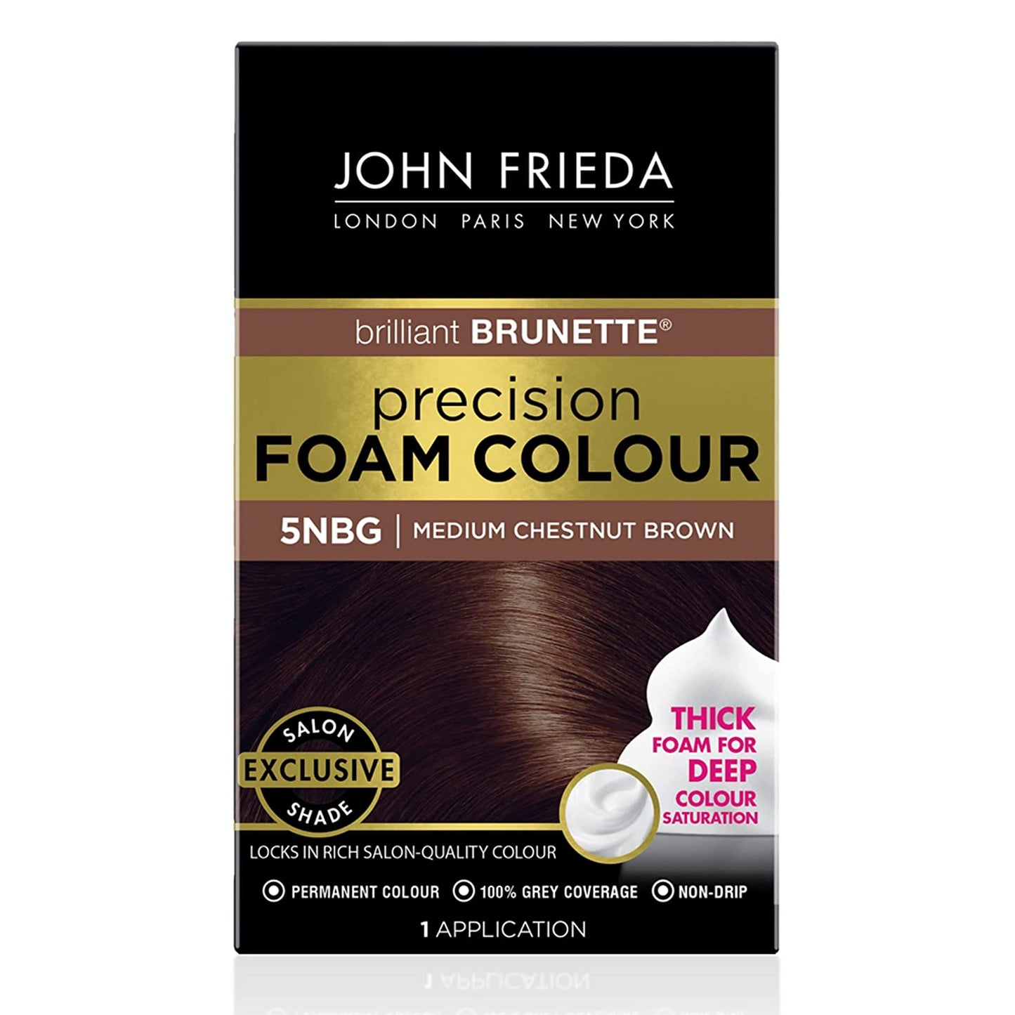 John Frieda London Paris New York Precision Foam Color 1 Application
