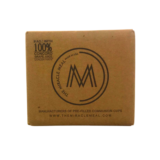 Pack It Hub Flexible Food Packaging The Miracle Meal Pre-filled Communion Cups Set Grape 100 Count