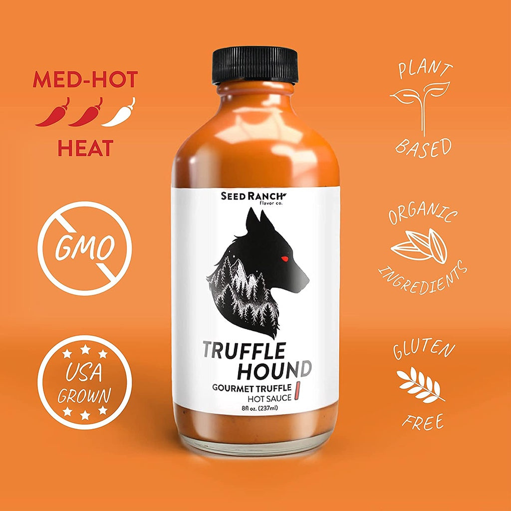 Seed Ranch Truffle Hound, Medium Heat Gourmet Truffle Hot Sauce