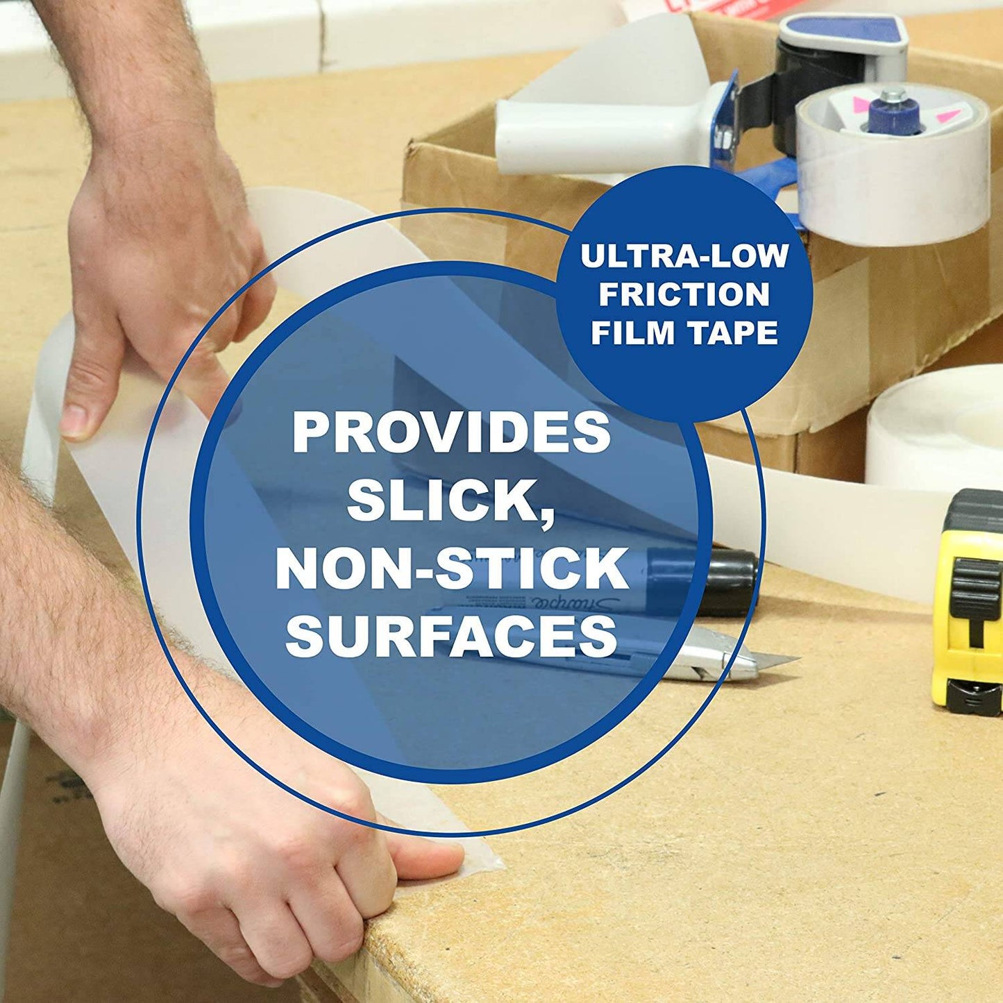 TapeCase 423-5 UHMW Tape 3/4" X 5 yds, 1 Roll