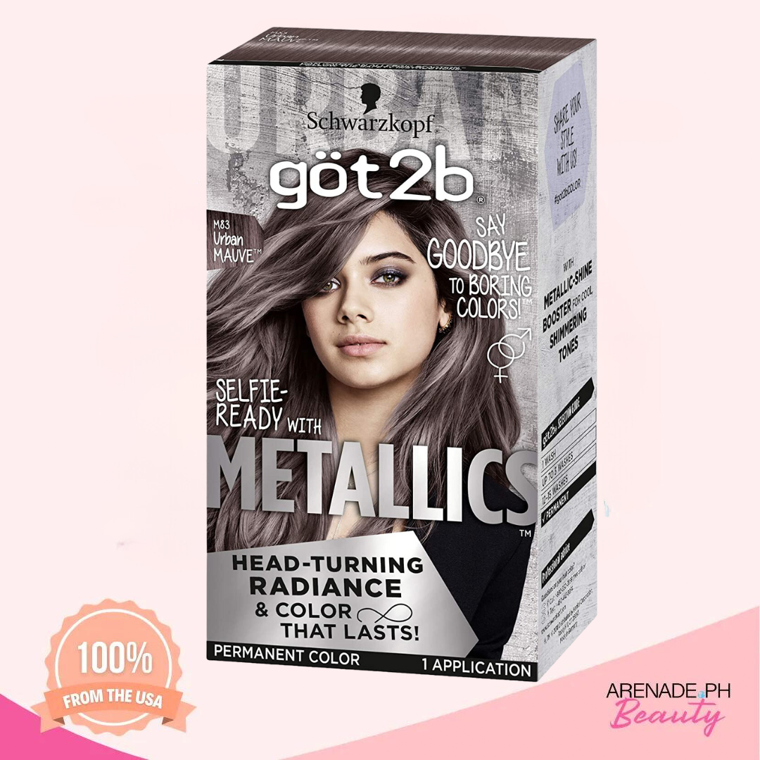 Schwarzkopf Got2b Metallics Head Turning Radiance Permanent Hair Color - 1 Application