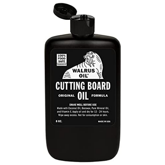 Walrus Oil Cutting Board Oil Original Formula, 8 oz / 236 ml (PACKAGING MAY VARY)