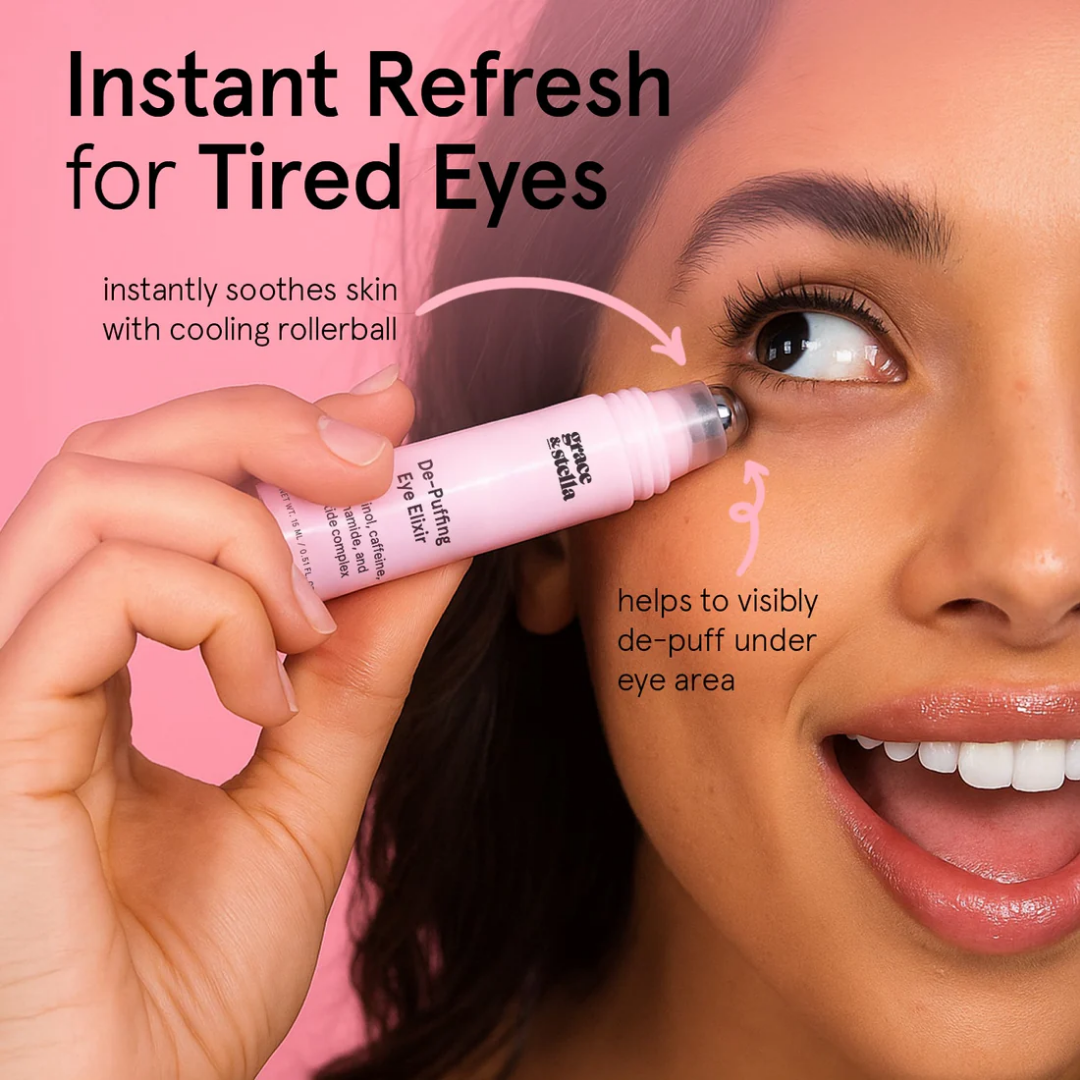 Grace & Stella Dew It All De-Puffing Eye Elixir, 15 ml / 0.51 oz