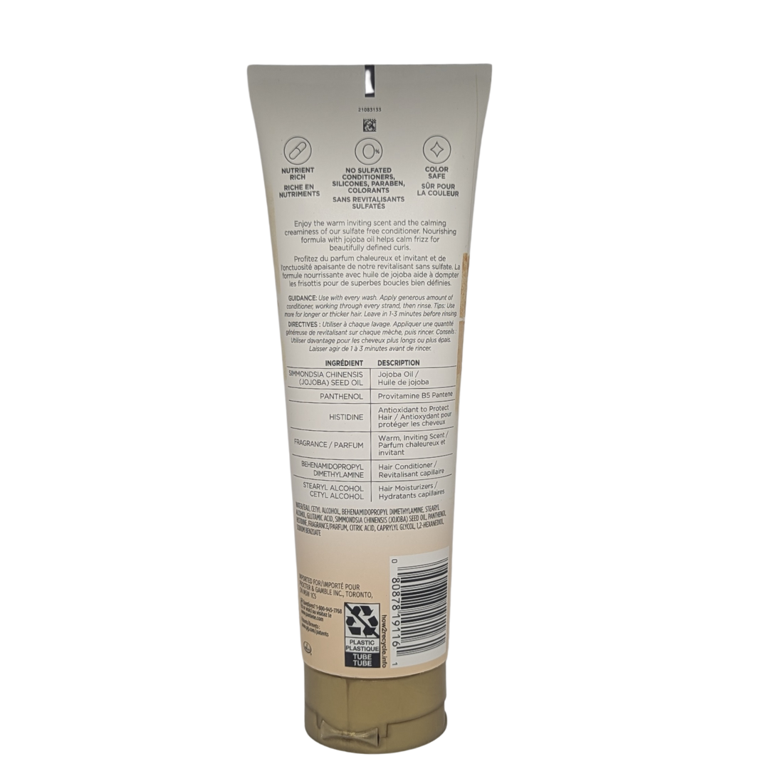 Pantene Complete Curl Care Jojoba Oil Sulfate Free Conditioners, 237ml / 8 fl oz