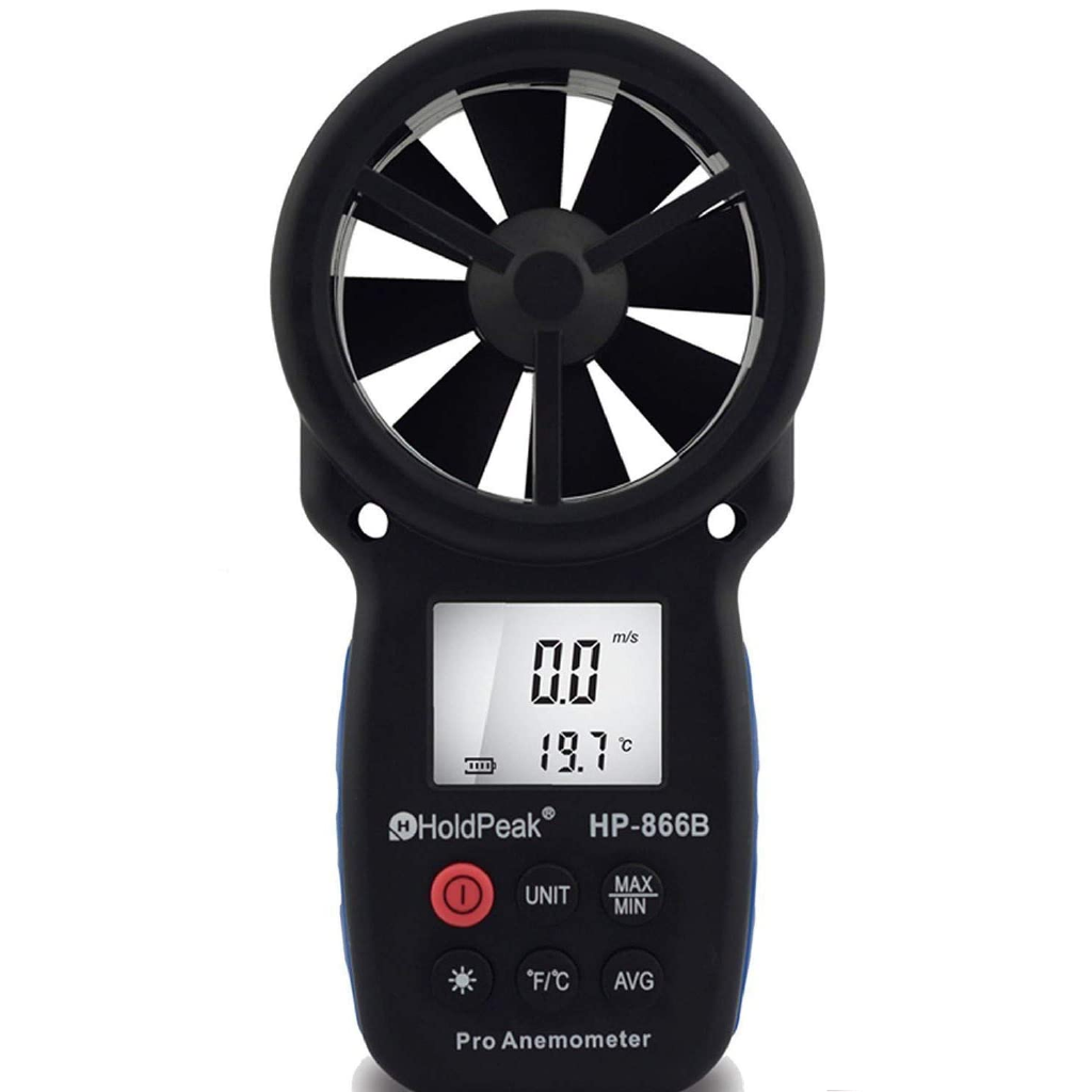 HOLDPEAK 866B Digital Anemometer Handheld Wind Speed Meter