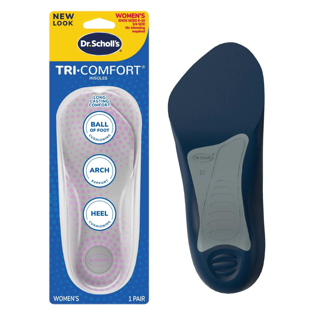 Dr. Scholl's Tri Comfort Insoles Long Lasting Comfort Women 6-10 - 1 Pair