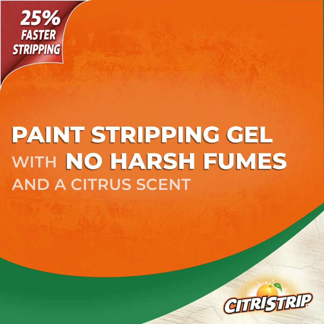 CitriStrip Paint & Varnish Stripping Gel Citrus Scent, 1 qt