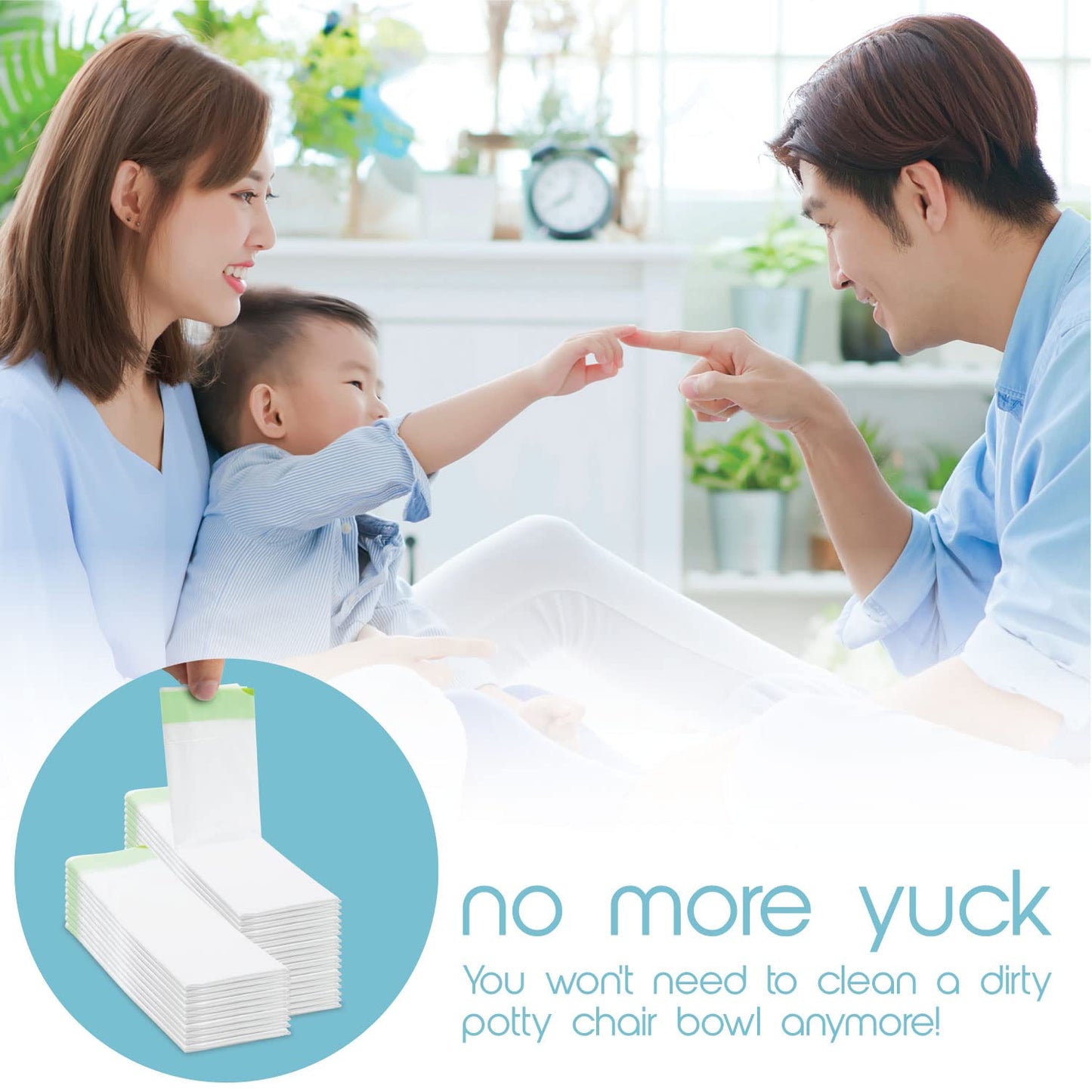 Tidytots Potty Chair Liners Universal Fit - 32 Liners