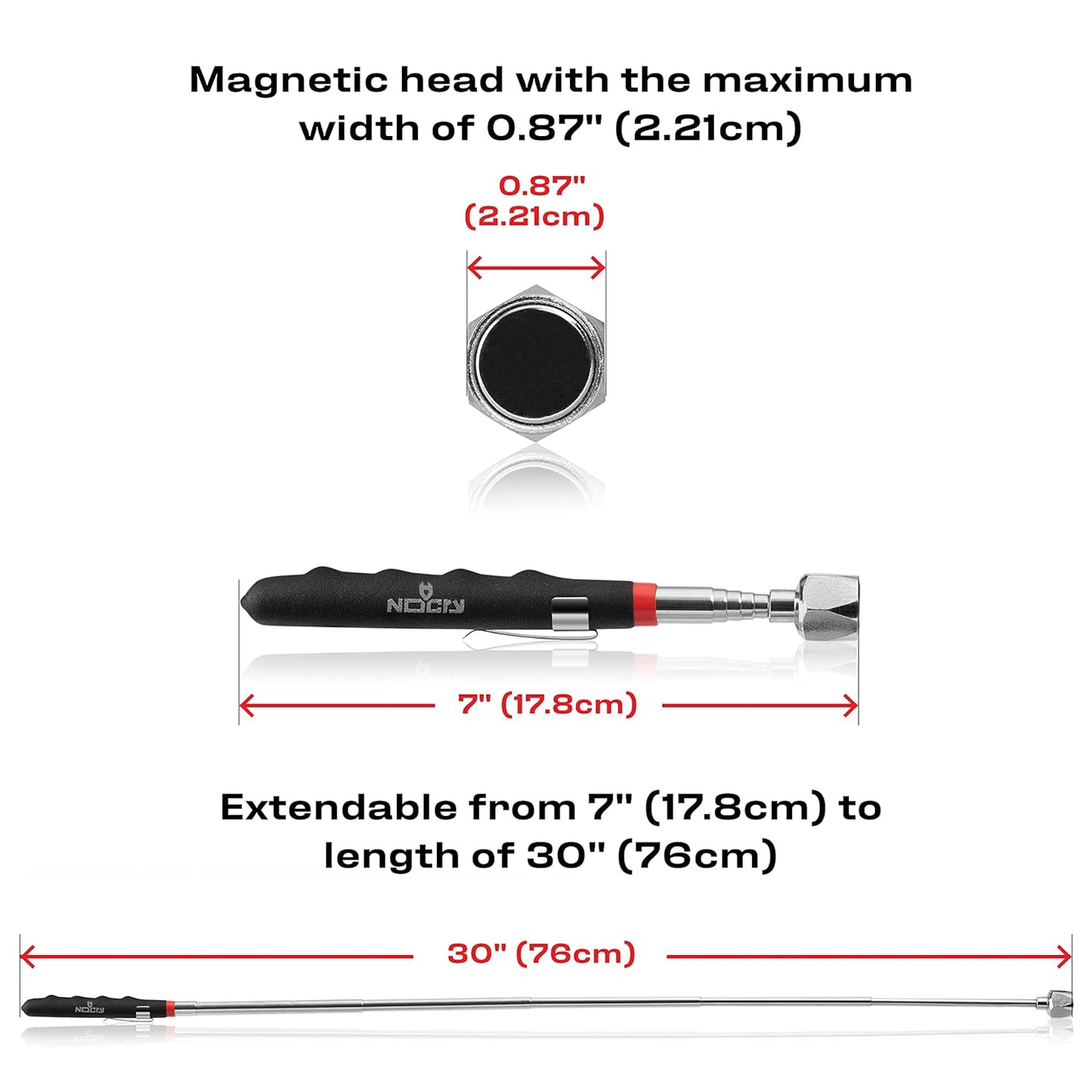 NoCry Telescoping Magnetic Pickup Tool