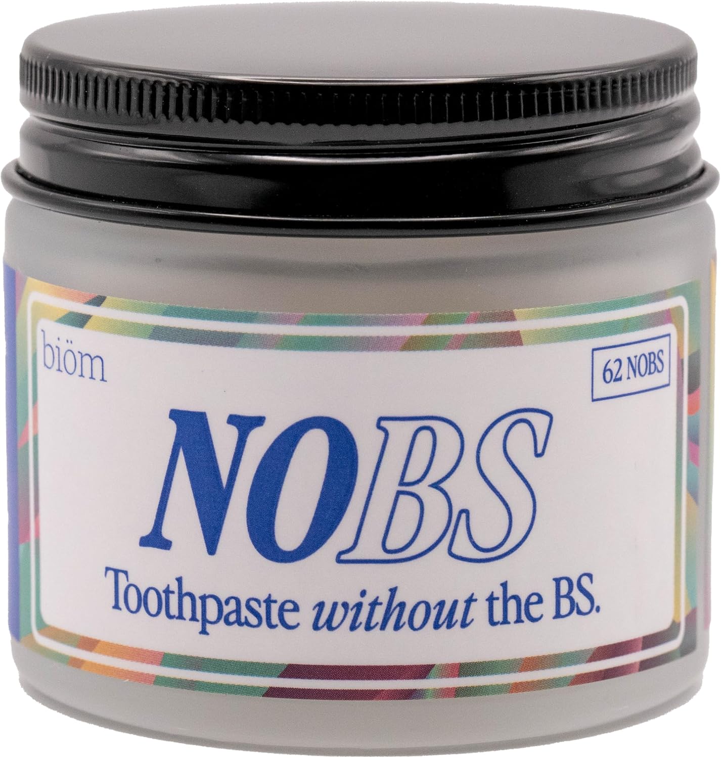 Biom Nobs Toothpaste without the BS, Classic Mint, 62 Nobs