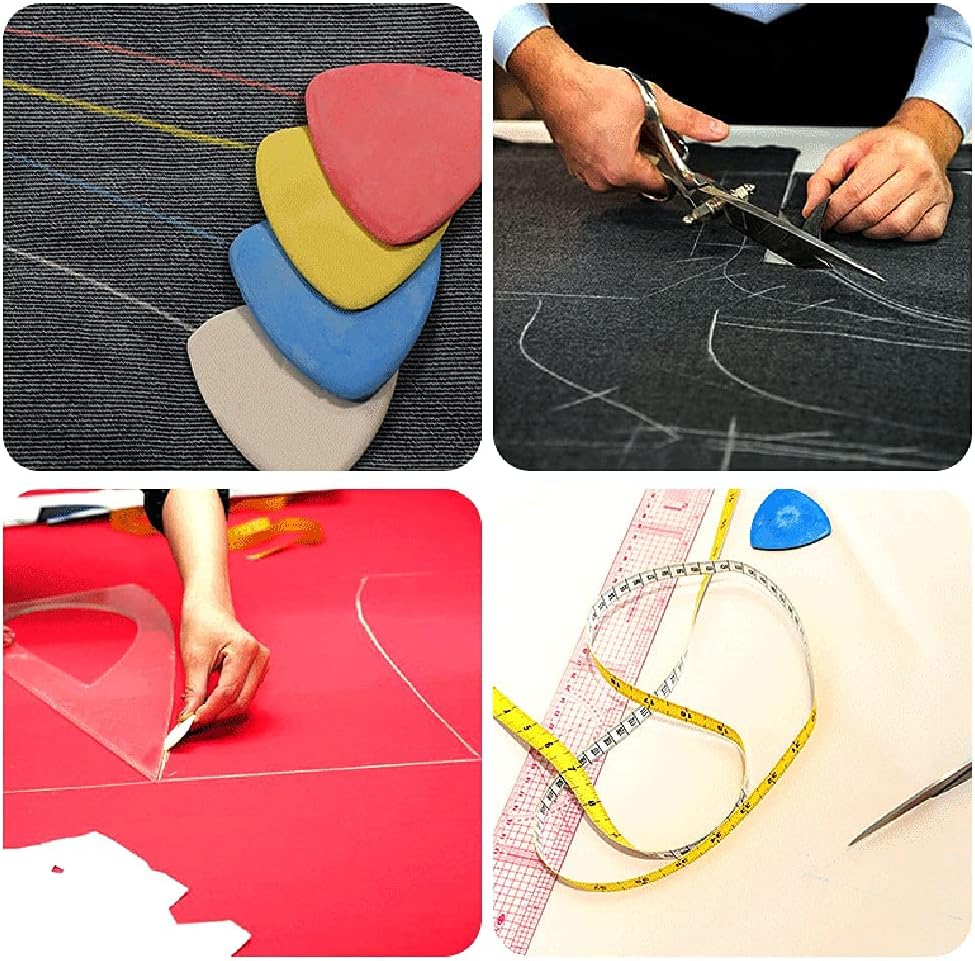 OZXTYO Triangle Tailors Chalk, 10 Pieces