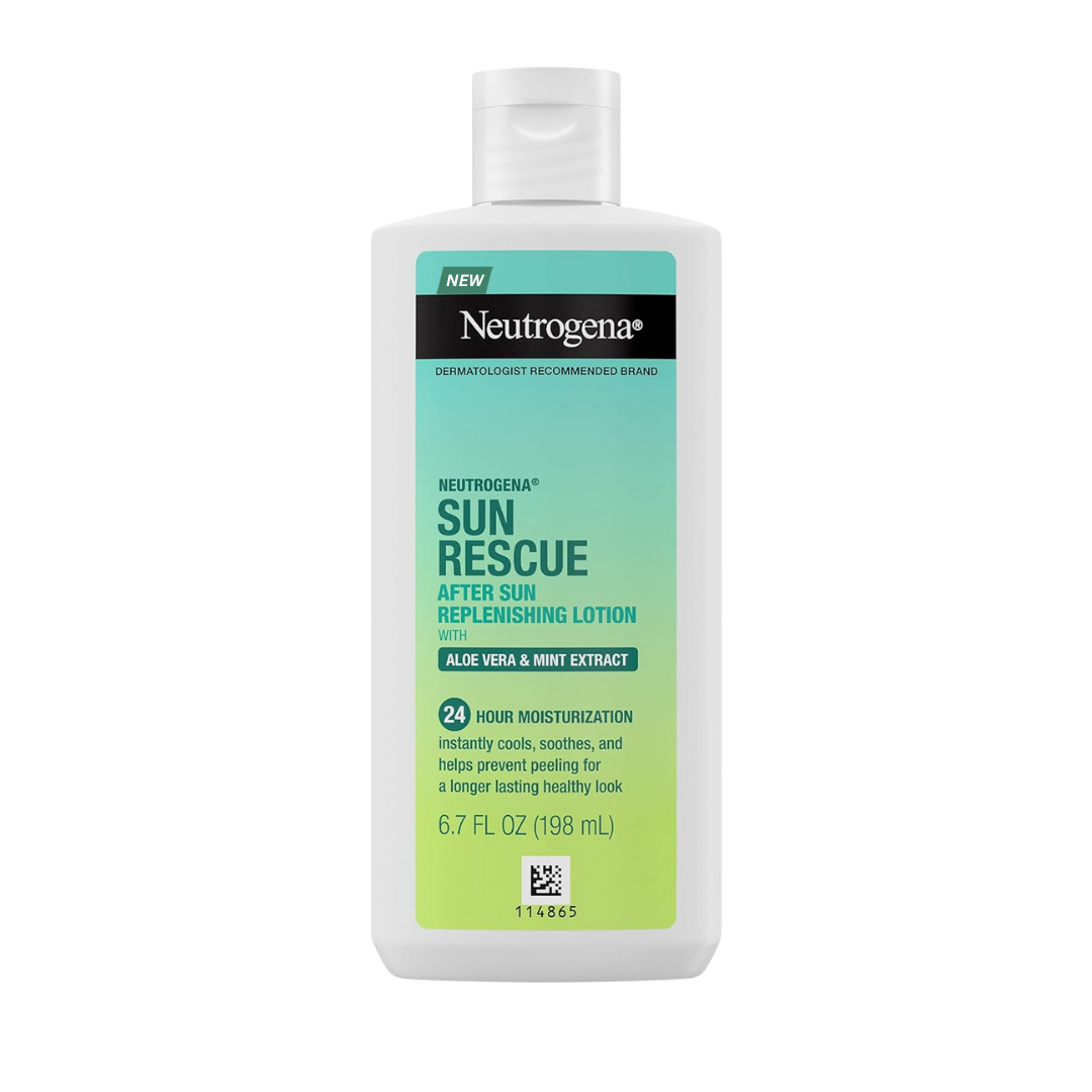 Neutrogena Sun Rescue After Sun Replenishing Lotion with Aloe Vera & Mint Extract 6.7 fl oz (198ml)