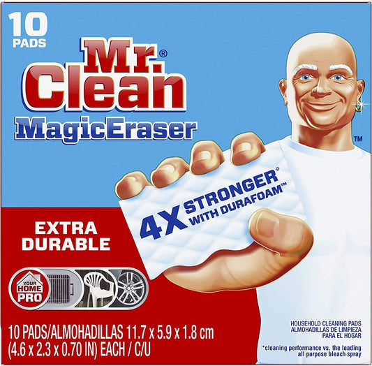 Mr. Clean Magic Eraser Extra Durable Scrubber, 10 Pads