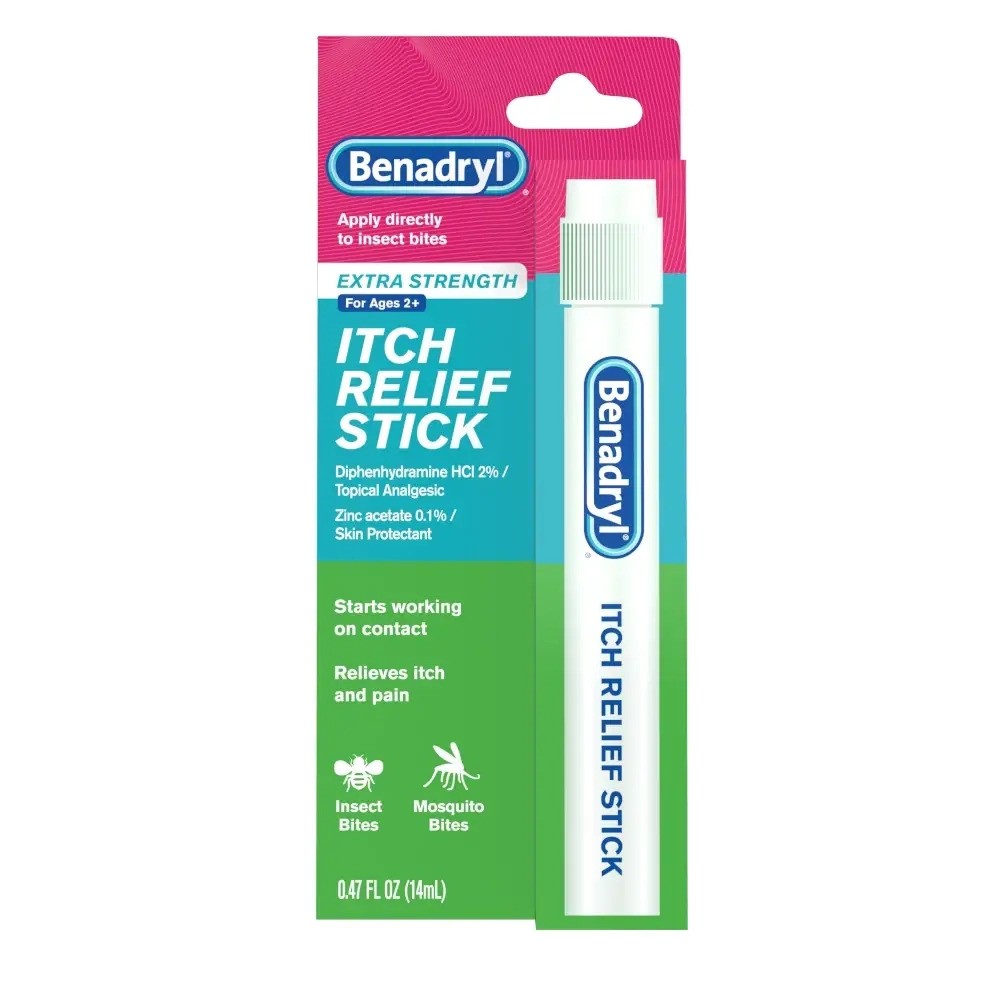 Benadryl Extra Strength Itch Relief Stick, 0.47 fl.oz / 14ml