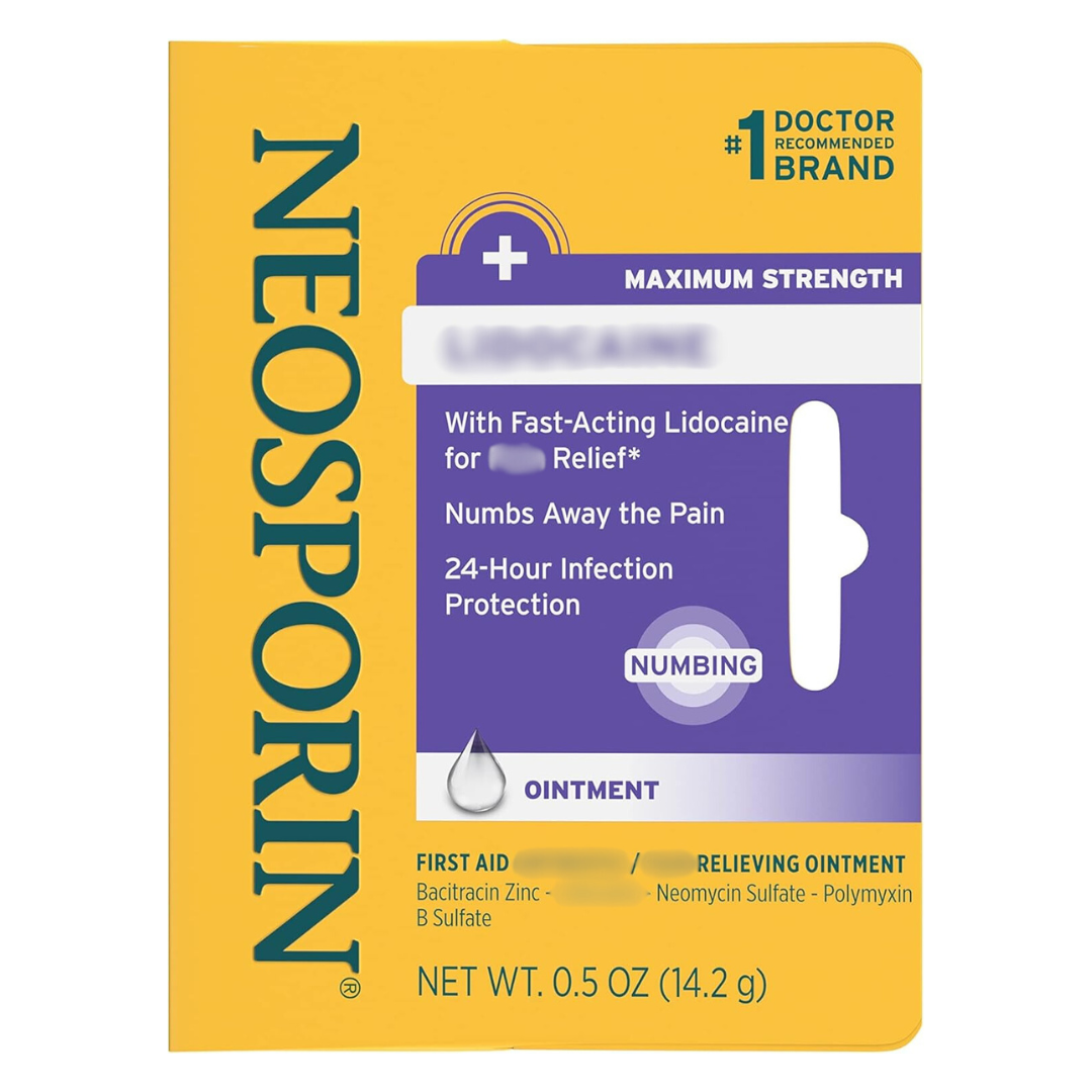 Neosporin First Aid Ointment Maximum Strength 0.5 oz / 14.2g