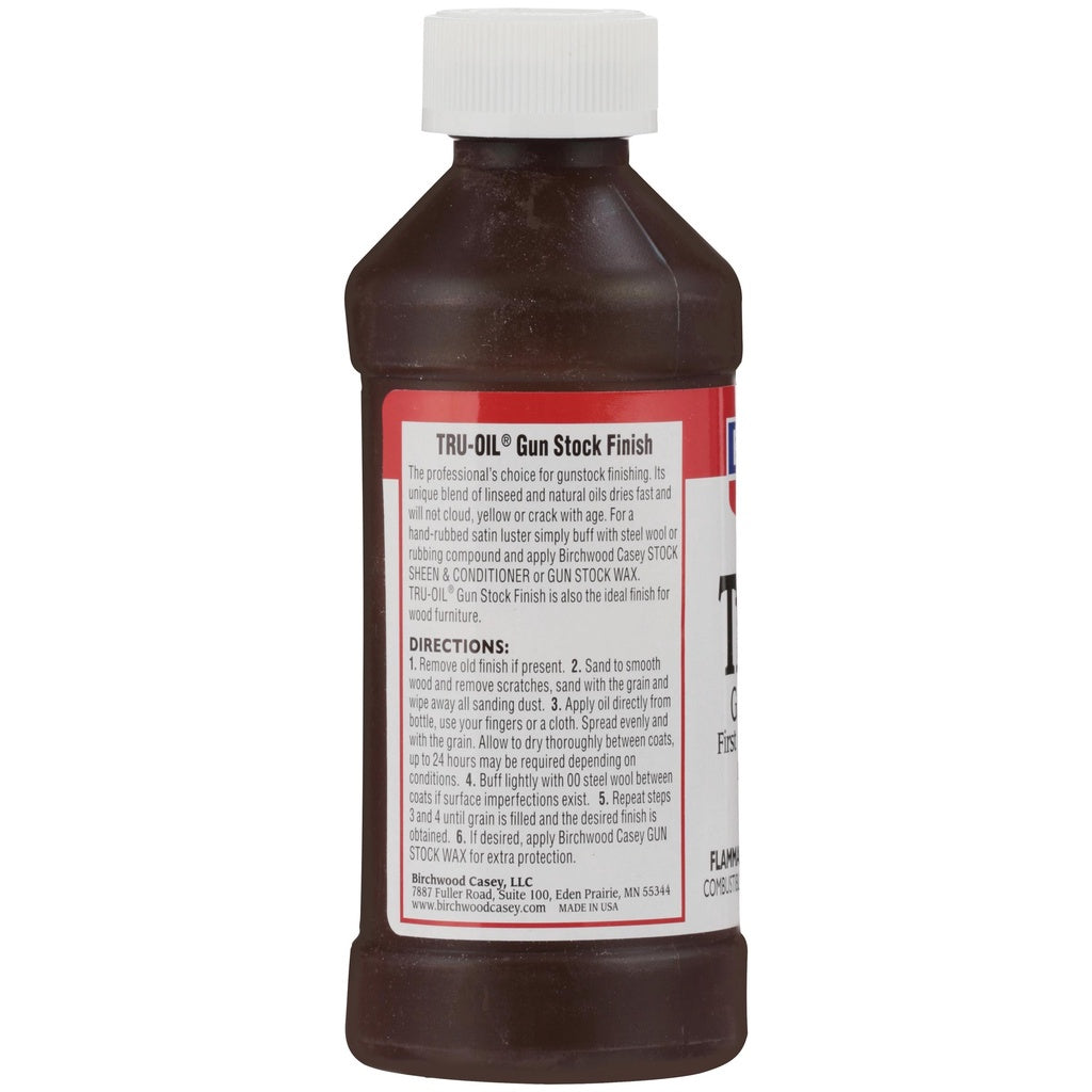 Birchwood Casey Tru-Oil G u n Stock Finish 8 fl.oz / 240ml (PACKAGING MAY VARY)