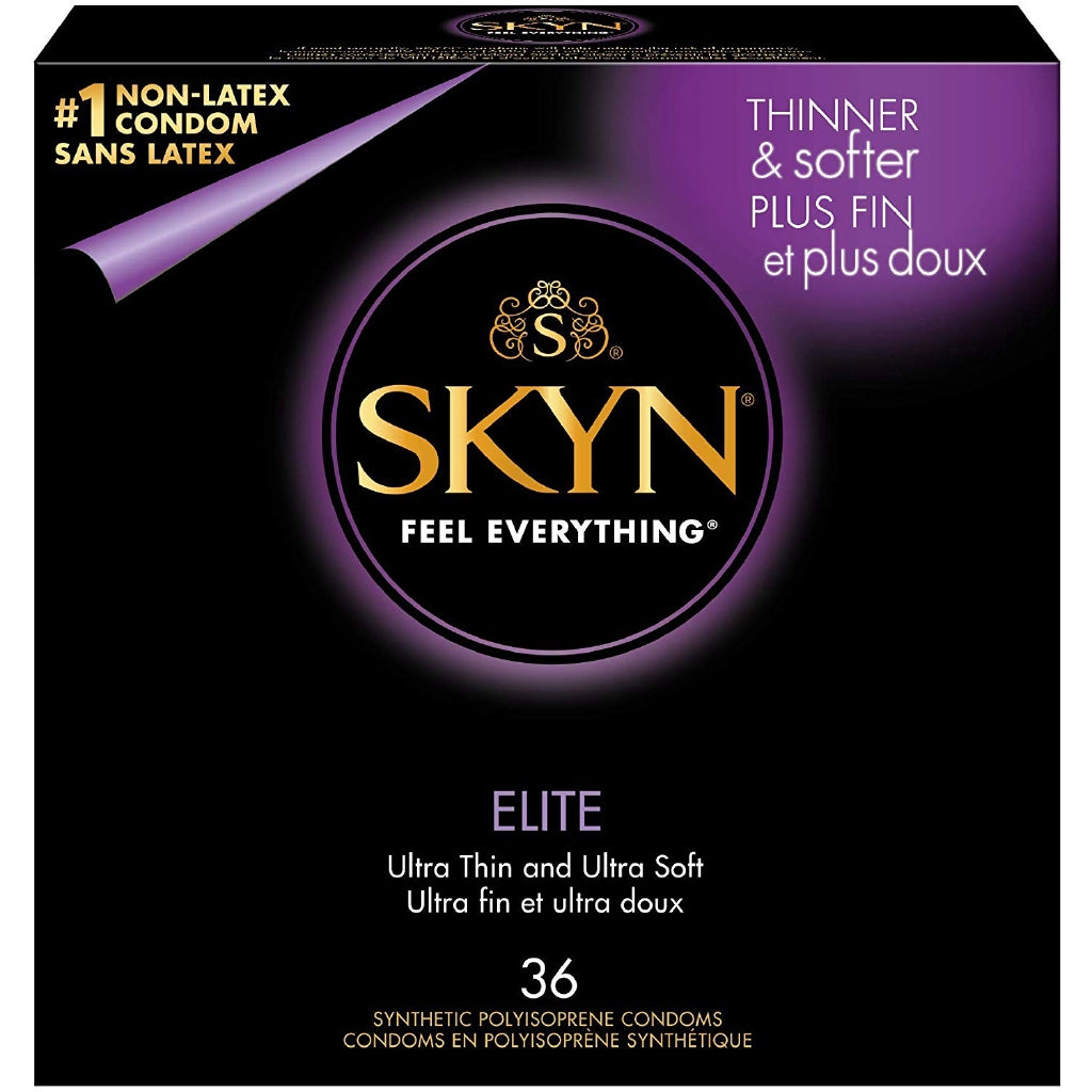 LifeStyles SKYN Elite Ultra Thin & Soft Value Pack, 36 Lubricated Condoms (PACKAGING MAY VARY)