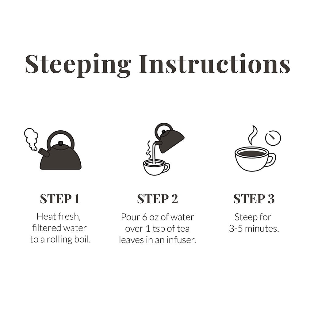 The Republic of Tea Vanilla Almond Full Full Leaf Black Tea, 3.5 oz. / 100g (Steeps 50 Cups)