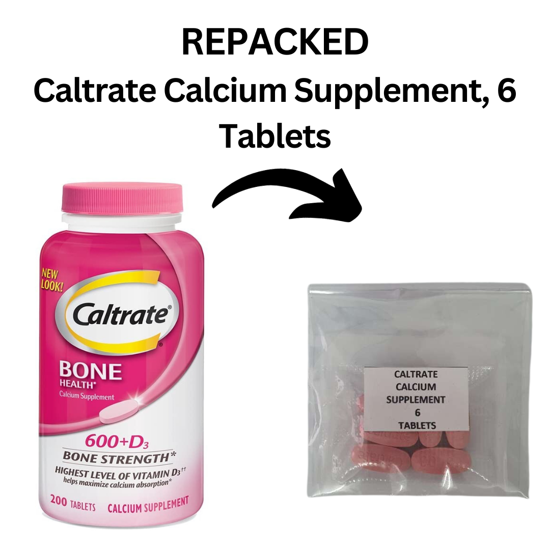 Caltrate Calcium Supplement, 6 Tablets