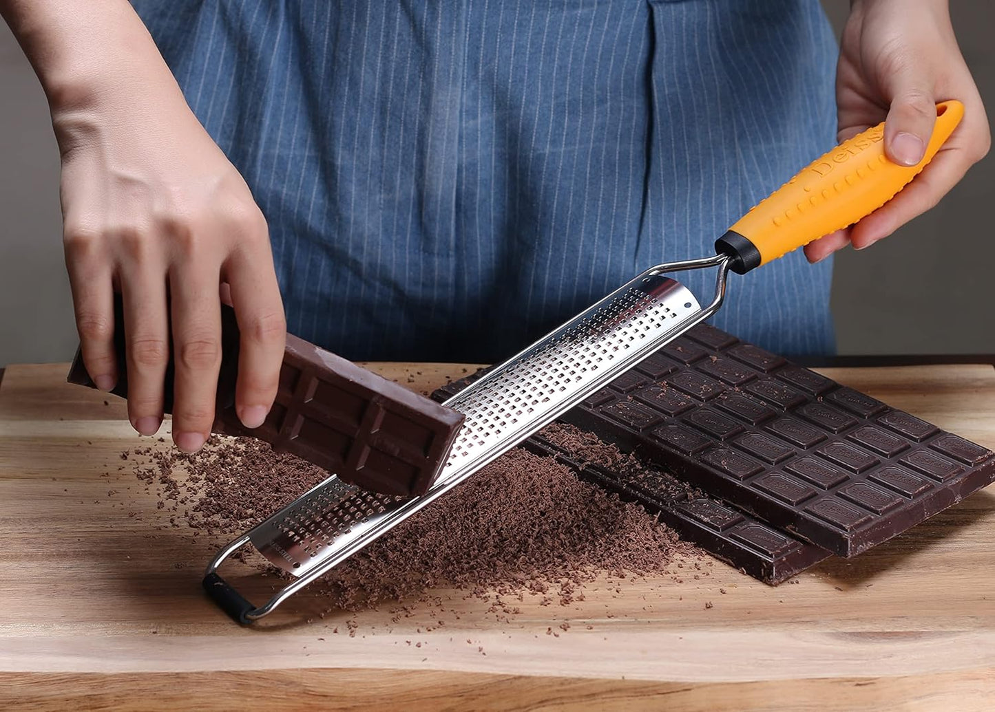 Deiss Pro Series Wide Grater Sharp Stainless Steel Plus Protect Cover